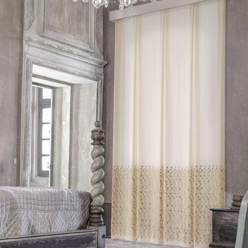 Einfarbige Gardine - SINUOUS  - Ciesse Tendaggi srl - geometrisches Muster / Polyester / waschbar