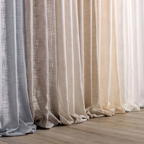 Einfarbige Gardine - GIZA - Ciesse Tendaggi srl - FR-Polyester / waschbar / flammenhemmend