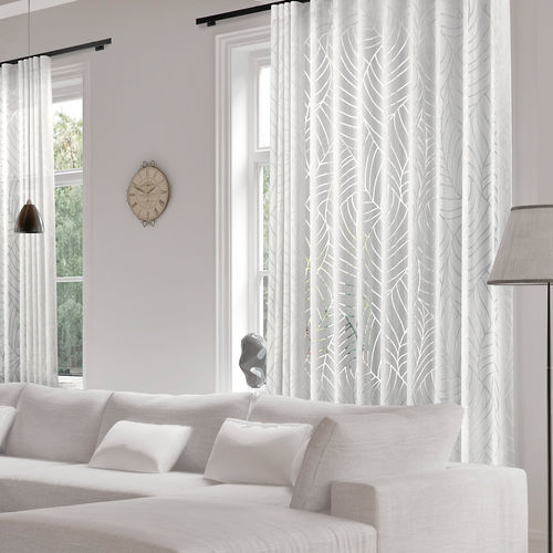 Vorhangstoff - DELIA  - Ciesse Tendaggi srl - geometrisches Muster / Polyester / Viskose