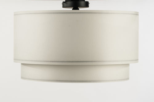 Moderne Deckenleuchte - TIMBAL TOM - Aclara Lighting - rund / Metall / Stoff
