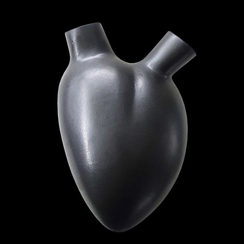Moderne Vase - H-0  - ELICA STUDIO - Porzellan / wandmontiert / handgefertigt