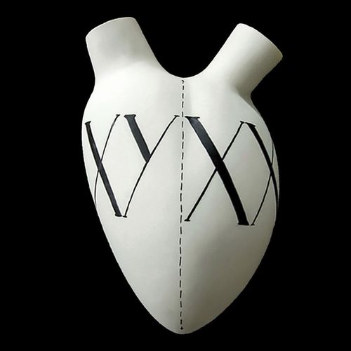 Moderne Vase - H-5 XY/XX - ELICA STUDIO - Porzellan / handgefertigt / Made in Italy