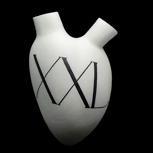 Moderne Vase - H-9 XXL - ELICA STUDIO - Porzellan / handgefertigt / Made in Italy