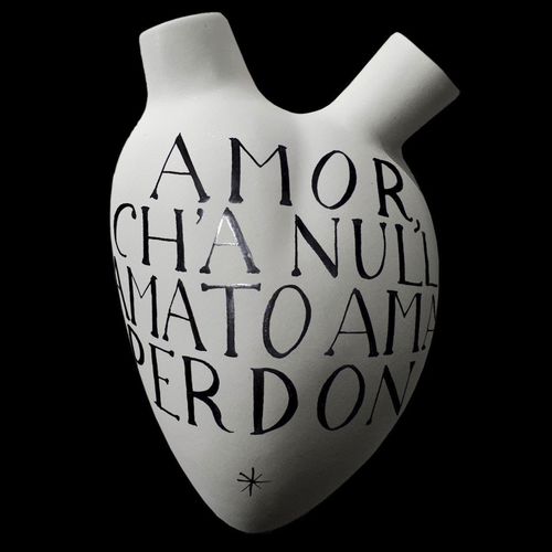 Moderne Vase - INFERNO - ELICA STUDIO - Porzellan / handgefertigt / Made in Italy