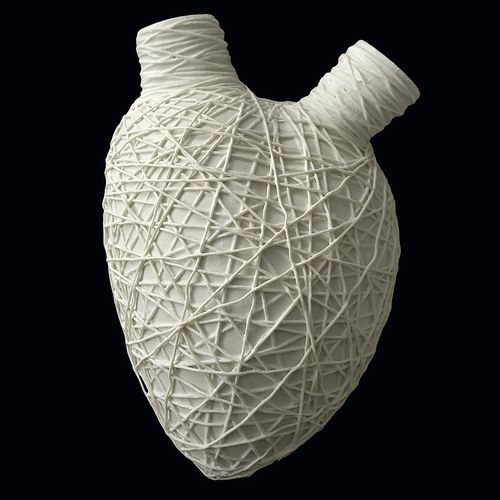 Moderne Vase - ATAME - ELICA STUDIO - Porzellan / Wand / handgefertigt