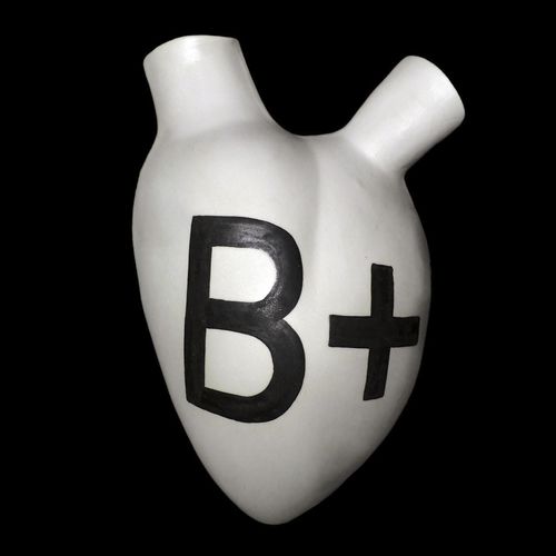 Moderne Vase - H-22 B+ - ELICA STUDIO - Porzellan / Wand / handgefertigt