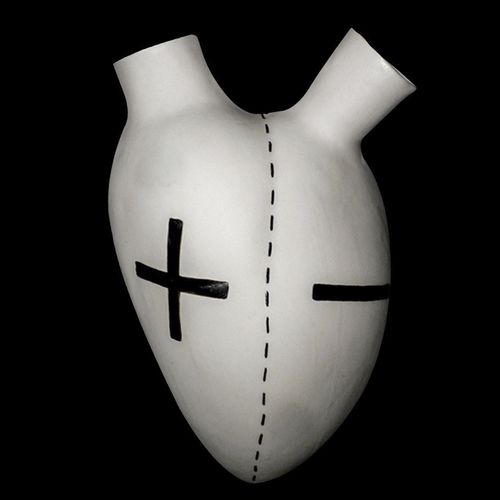 Moderne Vase - H-38 +/- - ELICA STUDIO - Porzellan / handgefertigt / Made in Italy