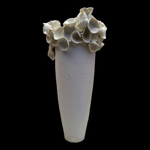 Moderne Vase - WCA23 - ELICA STUDIO - Porzellan / handgefertigt / Made in Italy