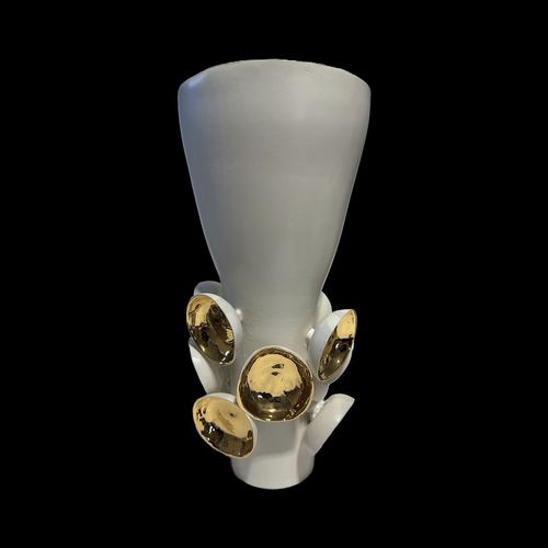 Moderne Vase - PARABOLA - ELICA STUDIO - Porzellan / handgefertigt / Made in Italy