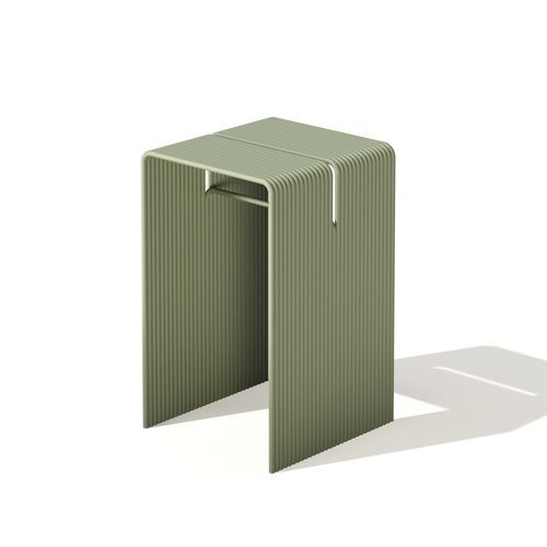 Moderner Stehtisch - Tube - Joyf - Aluminium / Gestell aus Aluminium / rechteckig