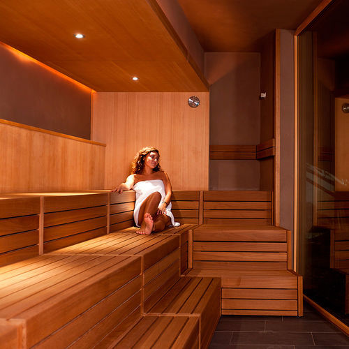 Infrarotsauna - PANORAMA - SPA4 - für Wellnesscenter / für Spa / Holz