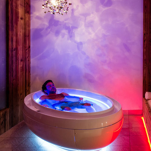 Ovale Badewanne - LIGHT POOL - SPA4 - freistehend / zur beruflichen Nutzung / Laminat