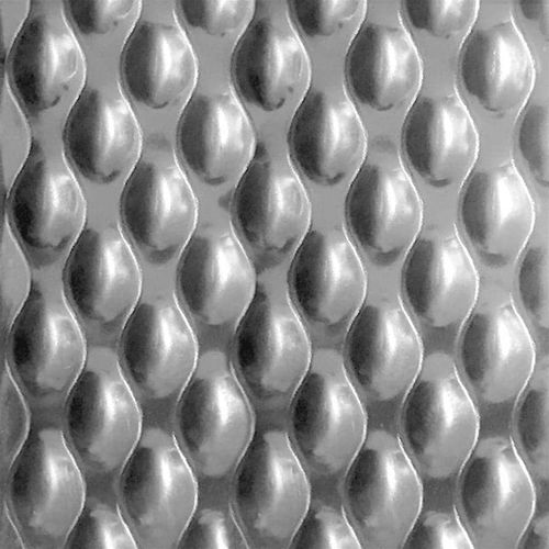 Ornament-Metallblech - 6WL - Rimex - Struktur / Laminat / Edelstahl