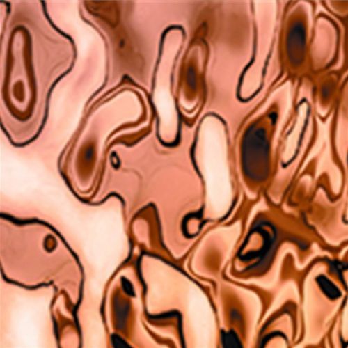 Ornament-Metallblech - MIRAGE  - Rimex - Edelstahl / 3D / farbig