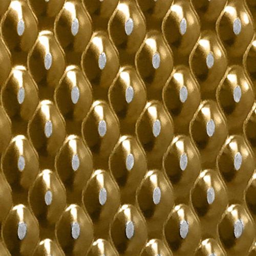 Ornament-Metallblech - COLOURTEX® PAGODA  - Rimex - Struktur / Edelstahl / 3D