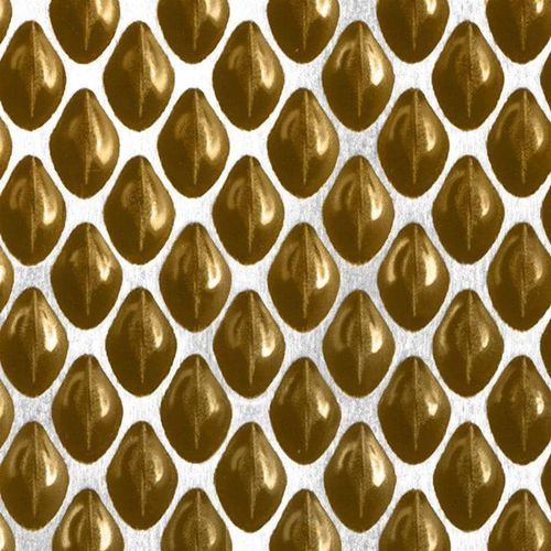 Ornament-Metallblech - COLOURTEX® PEARL  - Rimex - Struktur / Edelstahl / 3D