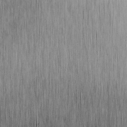 Dekor-Metallblech - SATIN  - Rimex - Edelstahl / poliert / silberfarben