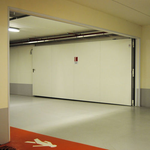 Einflügeliges Industrietor - Endoors - galvanisiertem Stahl / Stahlblech / automatisch