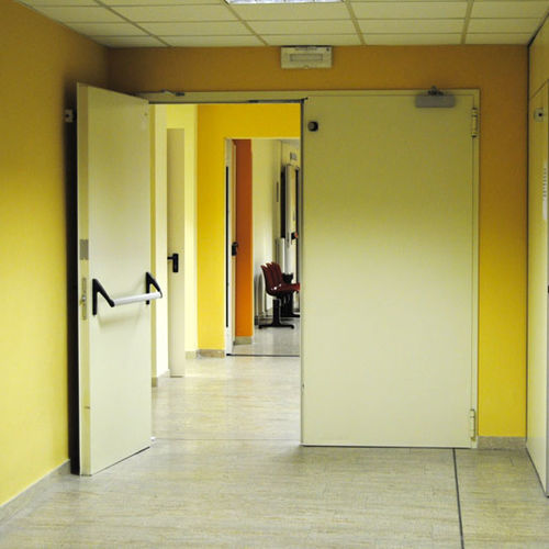 Tür für Innenbereich - Endoors - galvanisiertem Stahl / Stahlblech / einflügelig