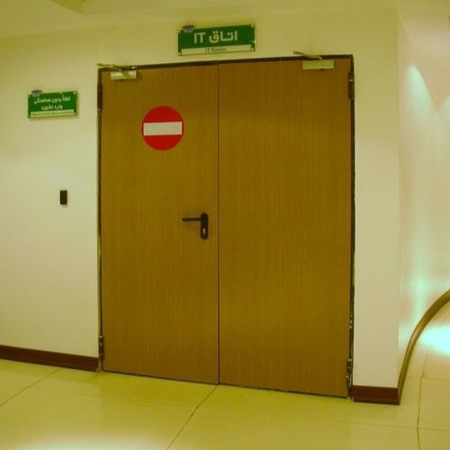 PVC-Tür - WOOD DL1 OAK	 - Endoors - für Innenbereich / Stahlblech / einflügelig