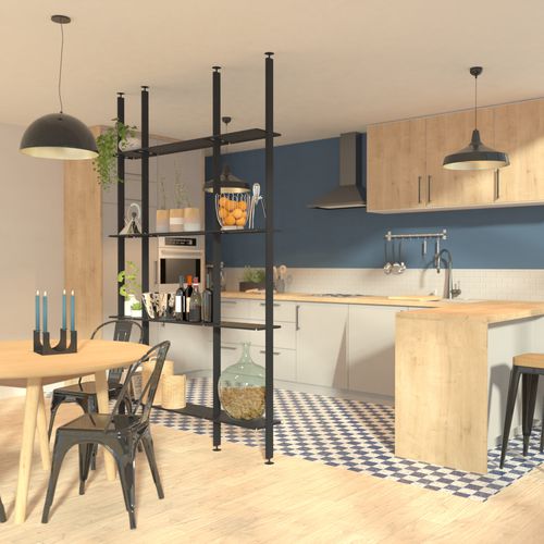 Modulregal - Bretagne Design - Trennwand / Decke/Boden / modern
