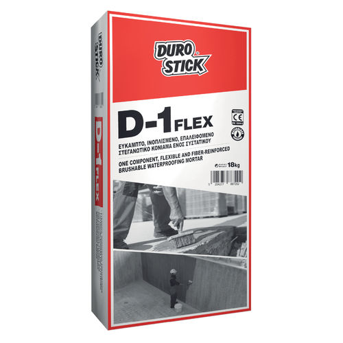 Wasserdichter Mörtel - D-1 Flex - DUROSTICK - für Gasbeton / für Fliesen / für Beton