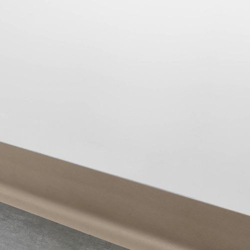 Graue Zierleiste - ACRAMIT - Polmar Profil - braun / PVC / rechteckig