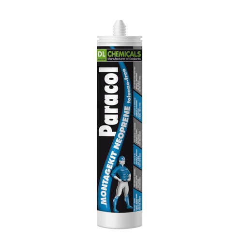 Kleber auf Kautschukbasis - PARACOL MONTAGEKIT NEOPRENE - DL Chemicals - für Holz / für Metall / für Gips