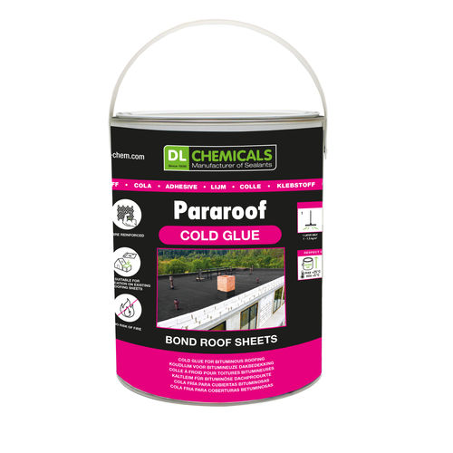 Kleber auf Bitumenbasis - PARAROOF COLD  - DL Chemicals - für Metall / für Beton / für Isolierplatten