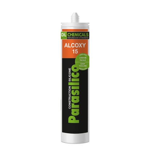 Elastische Dichtungsmasse - PARASILICO ALCOXY 15 - DL Chemicals - auf Silikonharzbasis / selbstklebend / für Glas
