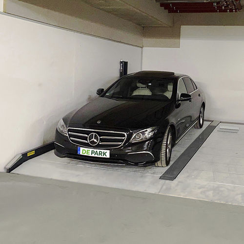 Parksystem mit 2 Einschüben - DE-37 - DE-PARK - schräg / mit Plattform