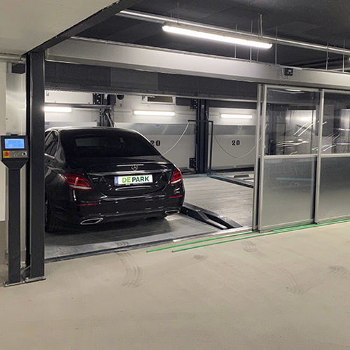 Halbautomatisches Parksystem - DE-62 - DE-PARK - mit 2 Einschüben / mit Plattform