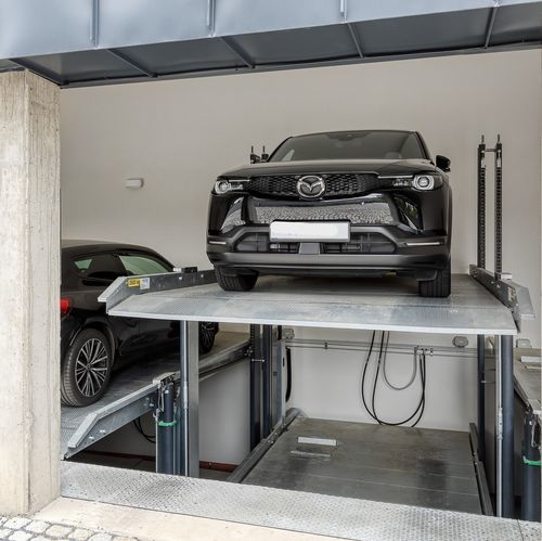 Parksystem mit 2 Einschüben - DE-38 - DE-PARK - mit Plattform