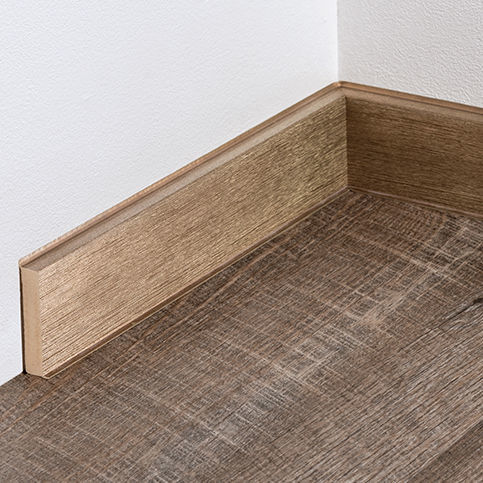Braune Zierleiste - Q 12-60M - BOLTA - gold / Holz / PVC