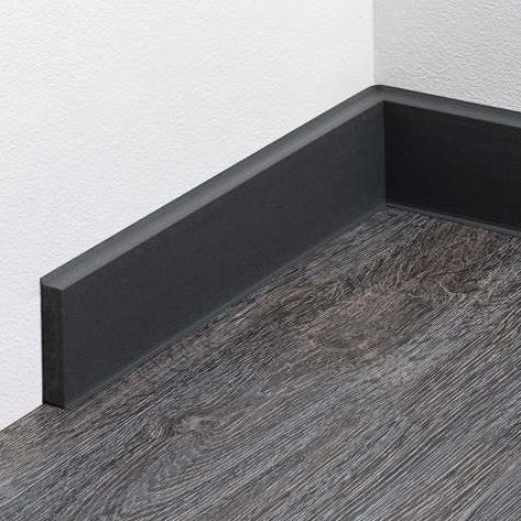Weiße Zierleiste - Q 12-60G - BOLTA - schwarz / grau / Holz