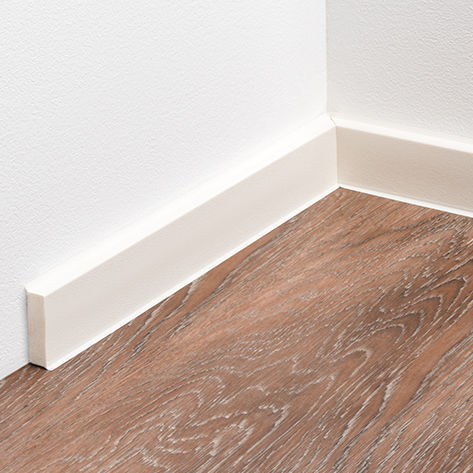 Weiße Zierleiste - Q 12-40G - BOLTA - Holz / PVC / rechteckig