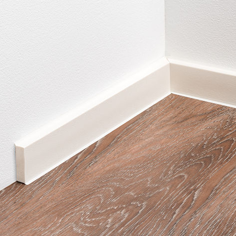 Weiße Zierleiste - Q 12-40B - BOLTA - Holz / PVC / rechteckig
