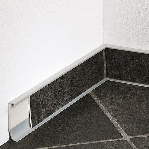 Weiße Zierleiste - MULTI-SL 60 - BOLTA - schwarz / grau / Holz