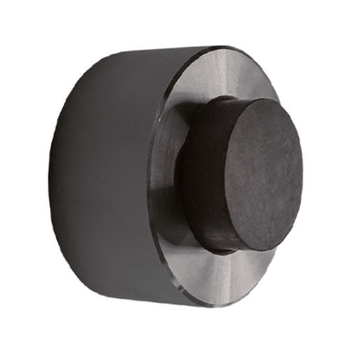 Schwarzgummi-Türstopper - 251.00023 - ABP-Beyerle - Edelstahl / dämpfer / satiniert