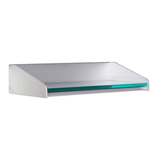 Wandmontiertes Regal - RE40 series - ABP-Beyerle - modern / anodisiertes Aluminium / Glas
