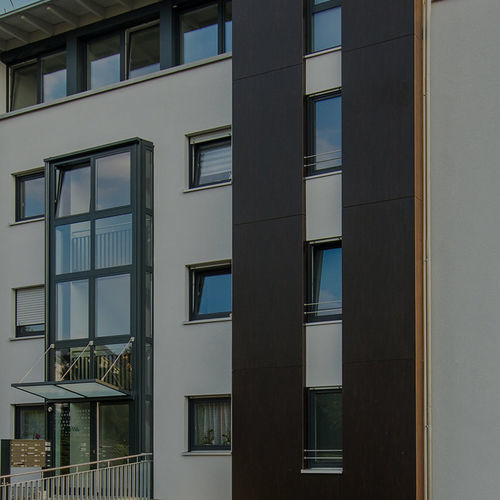 Dekorputz-Fensterprofil - 92 Alu - Salamander - Aluminium / hoch