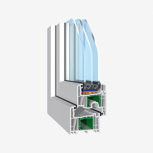 PVC-Fensterprofil - AD - Salamander - Sicherheit