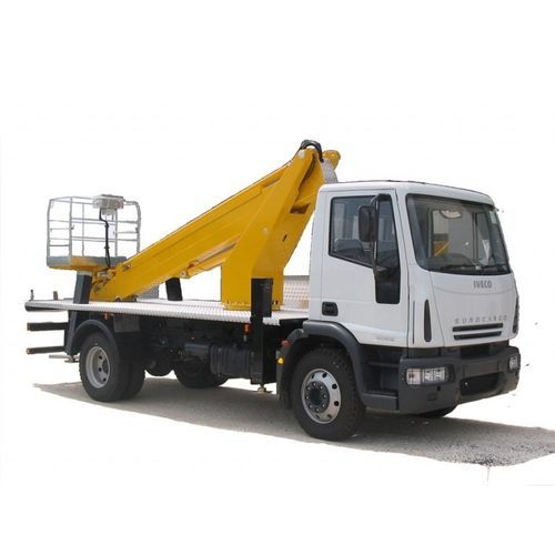 LKW-montierte Teleskopbühne - SC 25 - Safi Group srl - für Gefahrenzonen / für Struktur