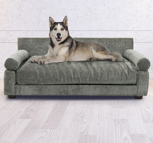 Orthopädie-Hundesofa - Blake - Club Nine Pets - Stoff / grau / hochwertig