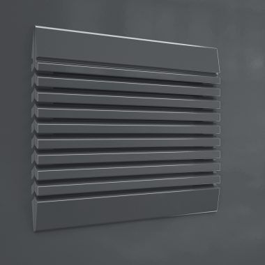 Wandmontierter Briefkasten - ALUMINIUM INTERCOM GRID 21-161 - Ju-Metall- warenfabrik - Einbau / individuell