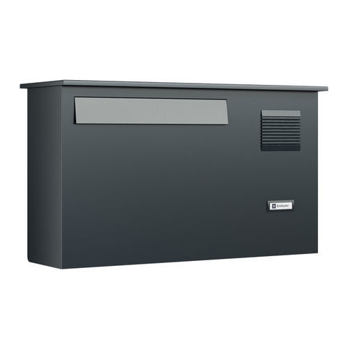 Wandmontierter Briefkasten - ECONOMY CLASS - Ju-Metall- warenfabrik - individuell / doppelseitig