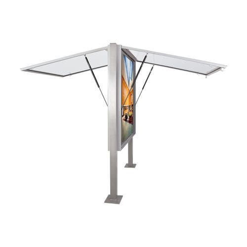 Moderne Vitrine - Ju-Metall- warenfabrik - Aluminium / Maschen / Netz