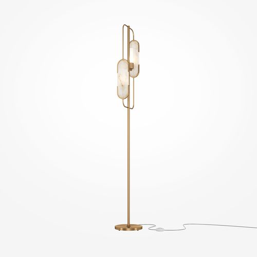 Stehleuchte - MARMO - Maytoni - Milchglas / modern / mit Kabel