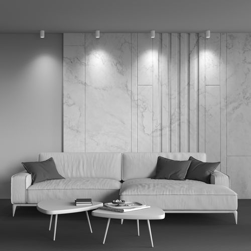 Moderne Deckenleuchte - ZOOM - Maytoni - rund / Aluminiumguss / LED