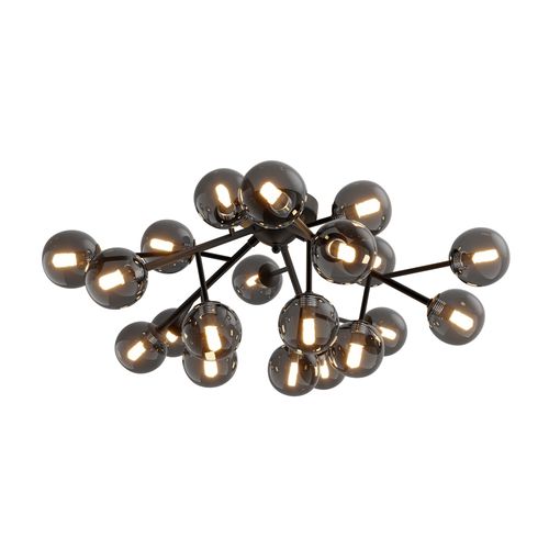 Moderne Deckenleuchte - DALLAS - Maytoni - sphärisch / geblasenes Glas / Metall